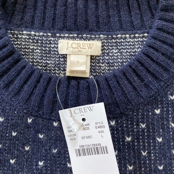 J. Crew Factory Intarsia ski scene sweater - Picture 3 of 3